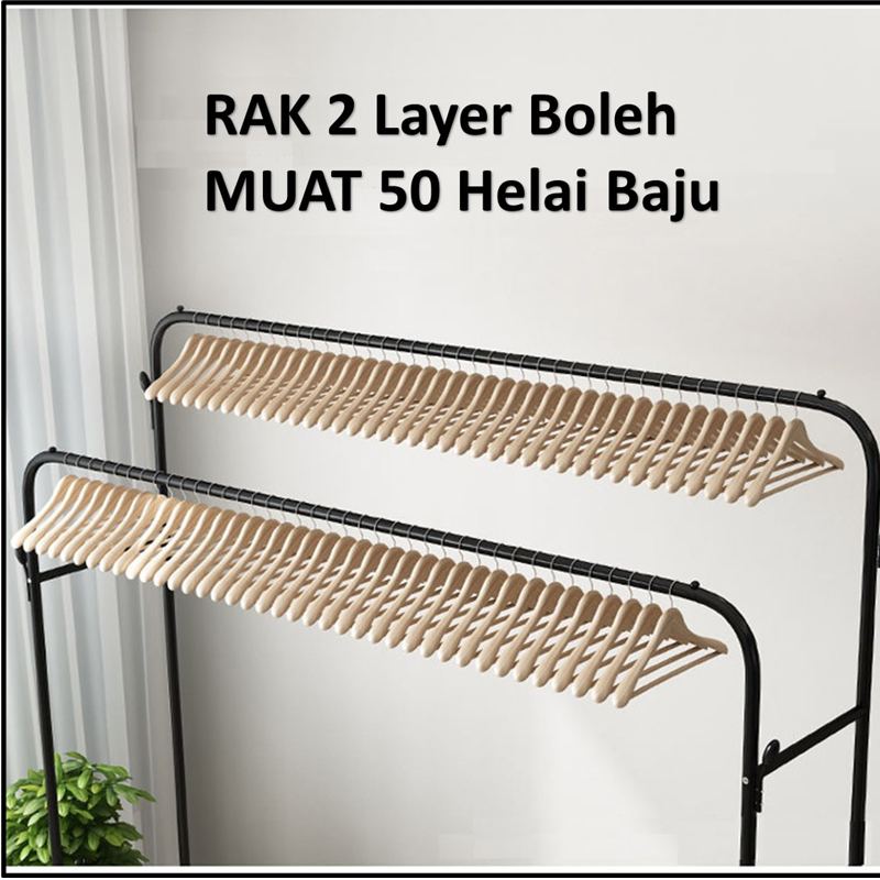Premium Rak Baju (Setiap Rumah mesti ada)